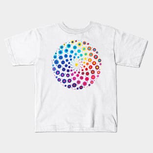 Dippy Doodle Dotty Mandala Kids T-Shirt